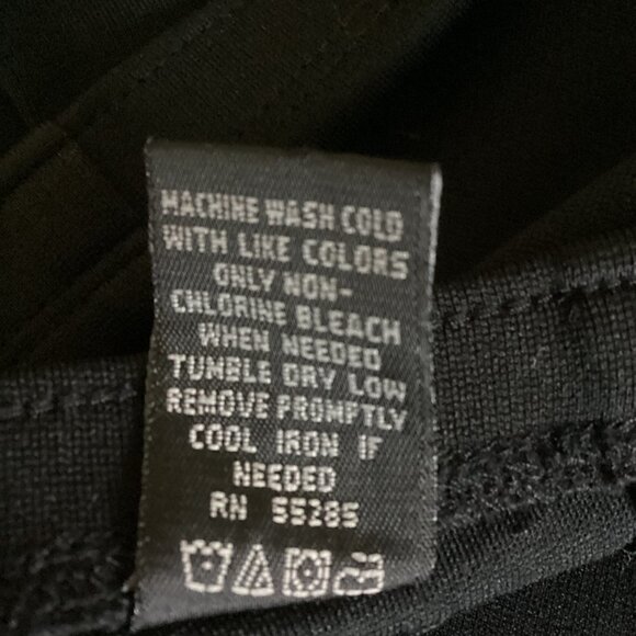 EXPRESS Lightweight Black Stretch Cropped Flare Pull-On Pants Sz S 15U - Picture 8 of 8